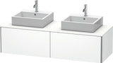 Duravit XSquare Waschtischunterbau 1600 mm wandhängend 2 Auszüge Sanitär-Ahorn seidig-matt