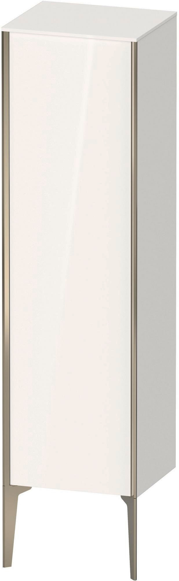 Duravit Halbhochschrank XViu 1330 mm, weiß hochglanz, mit Tip-on Technik und Soft-Close