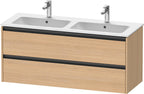 eiche natur / 2 Schubkästen / Waschtischunterbau