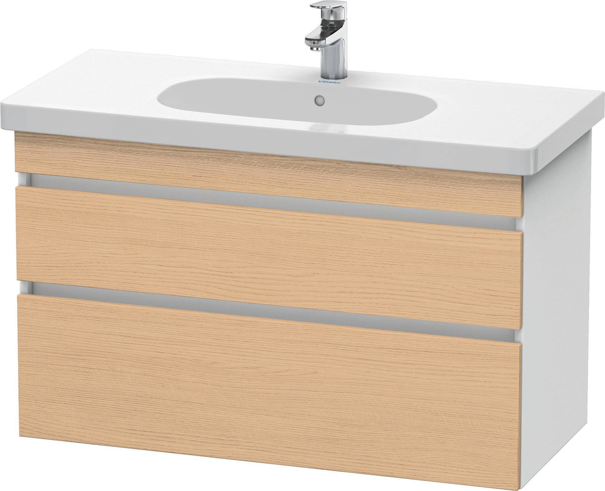 DURAVIT DuraStyle Waschtischunterbau 1000 mm wandhängend, 2 Schubkästen, weiß matt