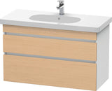 DURAVIT DuraStyle Waschtischunterbau 1000 mm wandhängend, 2 Schubkästen, weiß matt