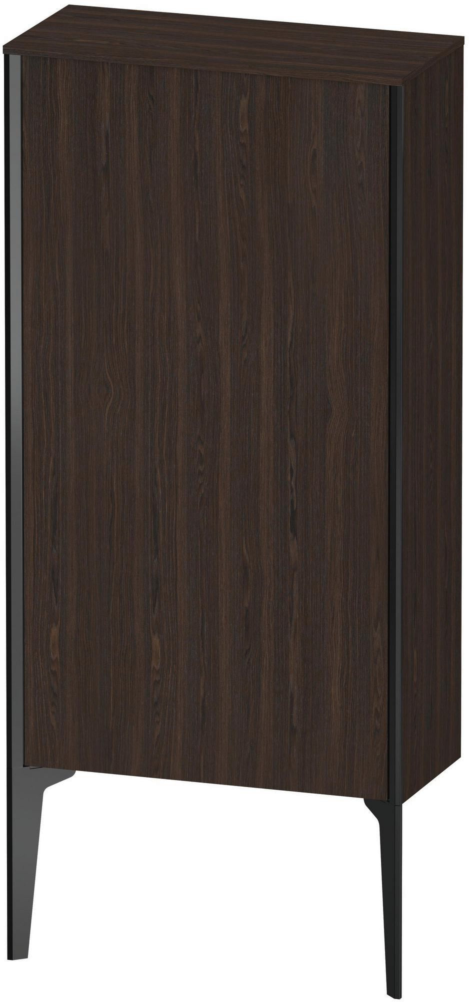 DURAVIT XViu Halbhochschrank 500x240x890 mm Nussbaum gebürstet mit Tip-on und Soft-Close