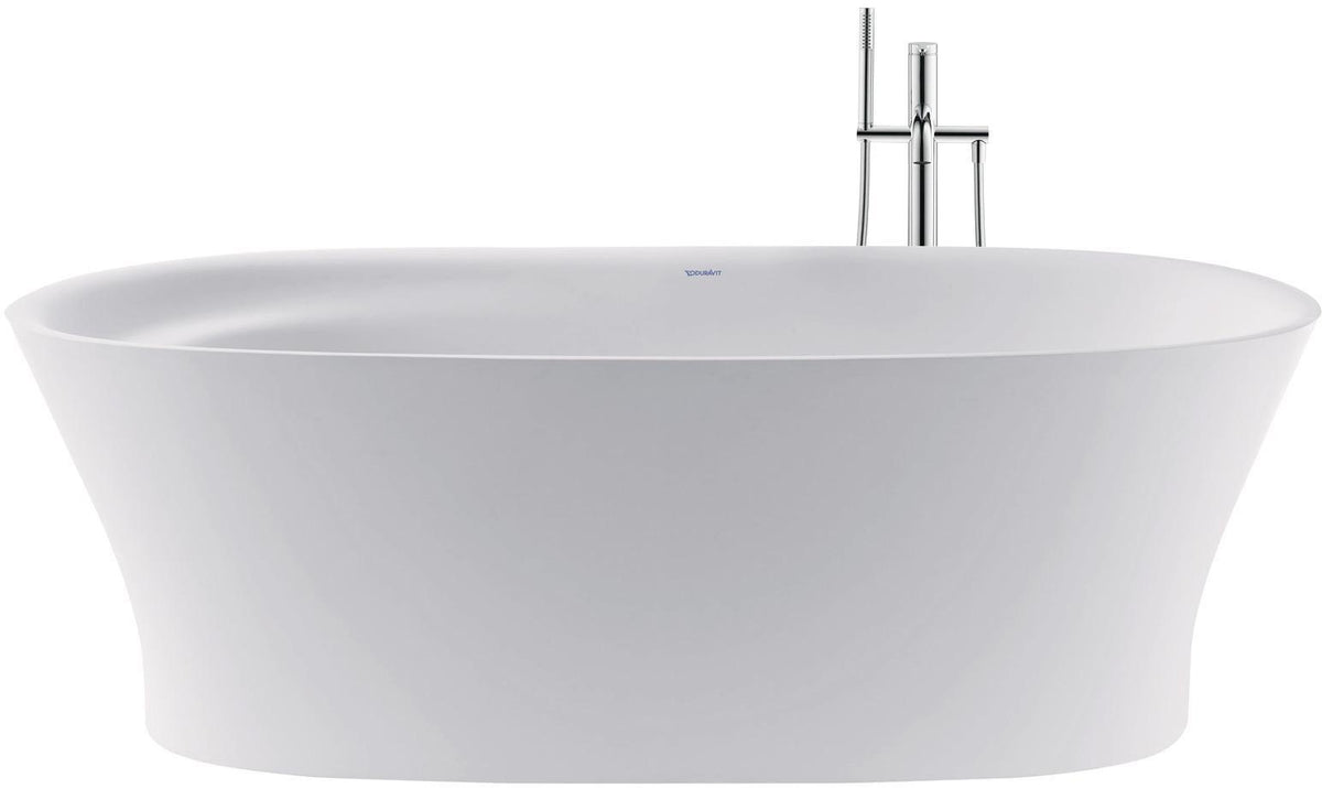 DURAVIT Cape Cod Freistehbadewanne 1855x885 mm Mineralguss Weiß Matt mit Fußgestell