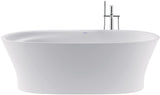 DURAVIT Cape Cod Freistehbadewanne 1855x885 mm Mineralguss Weiß Matt mit Fußgestell
