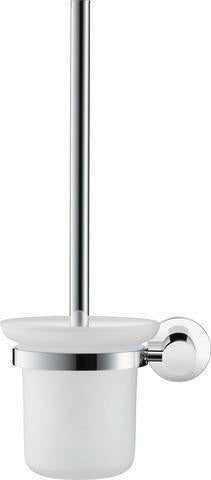 DURAVIT D-Code Bürstengarnitur wandhängend aus Messing in Chrom – 154 x 154 x 342 mm