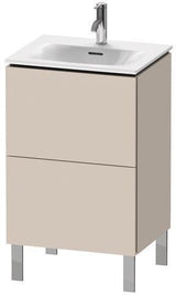 Duravit Waschtischunterbau L-Cube 704x520x421mm weiß matt mit Tip-On-Technik