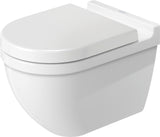 DURAVIT Wand-WC Starck 3 540 mm Tiefspüler mit Durafix, weiß