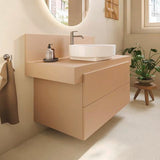 Duravit Balcoon Konsole 1000x370x550 mm – Elfenbein Matt, 1 Ausschnitt mittig