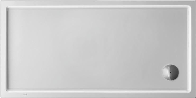 DURAVIT Starck Slimline Duschwanne 1200x800 mm Weiß Sanitäracryl mit Antislip