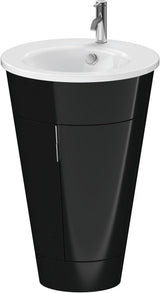 Duravit Starck 1 Waschtischunterbau 560 mm amerikanisch Nussbaum 2 Türen