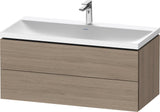 DURAVIT L-Cube c-shaped Waschtischset 1000x480x480 mm Amerikanischer Nussbaum Matt