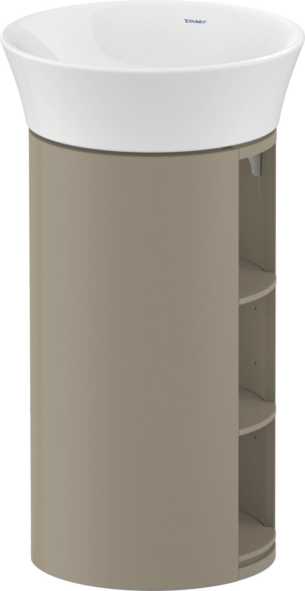 DURAVIT White Tulip Waschtischunterbau bodenstehend 410 mm weiß seidenmatt von Philippe Starck