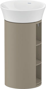 DURAVIT White Tulip Waschtischunterbau bodenstehend 410 mm weiß seidenmatt von Philippe Starck