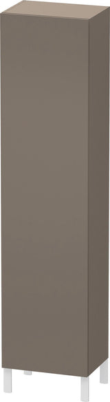 Duravit L-Cube Hochschrank 500 mm flannel grey seidenmatt, 1 Tür links, wandhängend