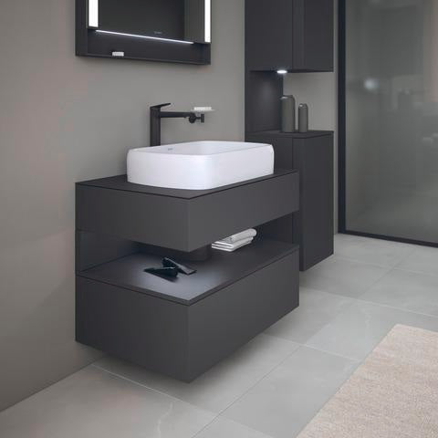 DURAVIT Wave Einhebel-Waschtischmischer XL Bronze Gebürstet ohne Zugstange