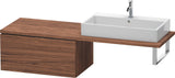 Duravit L-Cube Unterschrank für Konsole 820 mm, 2 Schubkästen, Weiß Matt