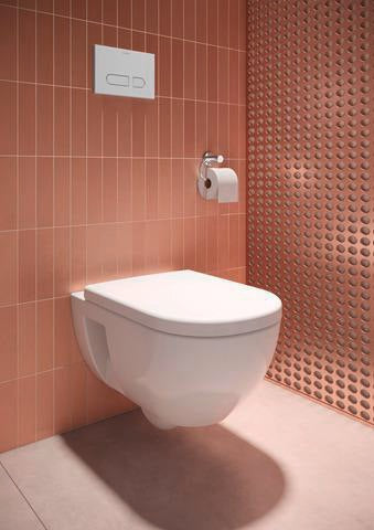 Duravit D-Code Wand-WC 570 mm spülrandlos weiß – Rimless Tiefspüler