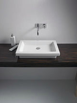 DURAVIT Einbauwaschtisch 2nd floor 580 mm ohne Überlauf und Hahnloch, weiß