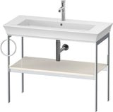 DURAVIT White Tulip Metallkonsole 984 mm Taupe Hochglanz von Philippe Starck