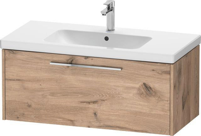 DURAVIT D-Code 2.0 Waschtischunterbau wandhängend 984 mm Weiß Hochglanz mit Auszug und Soft-Close
