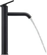 DURAVIT C.1 Einhebel-Waschtischmischer XL 166 mm Schwarz Matt ohne Zugstange