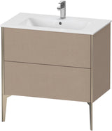 DURAVIT XViu Waschtischunterbau bodenstehend 594x810x480 mm mit 2 Auszügen, weiß matt