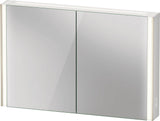 DURAVIT XViu Spiegelschrank 820 mm mit LED-Beleuchtung, Champagner Matt, 2 Türen, IP44