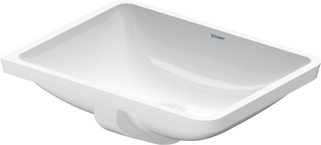 DURAVIT Einbauwaschtisch Starck 3 490 mm, mit Überlauf, WonderGliss, weiß