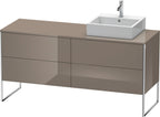 flannel grey hochglanz / Mitteldichte Faserplatte (MDF) / grau