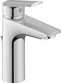 Duravit No.1 Einhebel-Waschtischmischer mit Zugstange, Chrom – 106 mm Ausladung