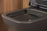 Duravit Wand-WC Happy D.2 spülrandlos 540 mm Anthrazit Matt Tiefspüler