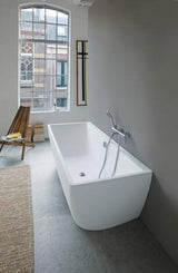 DURAVIT C.1 Einhebel-Wannenmischer Aufputz – Keramikmischsystem, Schwarz Matt, 189,5 mm