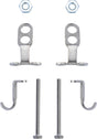 DURAVIT Schnellbefestigung Halbsäule Universal – verzinkter Stahl, 84 mm