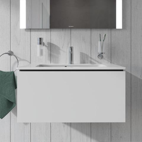 Duravit L-Cube Waschtischunterbau 820 mm Weiß Matt mit 1 Auszug und Tip-On-Technik