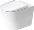 DURAVIT D-Neo Stand-Tiefspül-WC weiß rimless mit Geruchsabsaugung und Befestigungsmaterial
