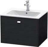 Duravit Brioso Waschtischunterbau 620 mm betongrau matt mit 1 Auszug und Soft-Close
