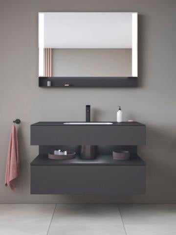 DURAVIT Wave Einhebel-Waschtischmischer M mit Zugstange, Chrom – Keramikmischsystem, 122 mm Ausladung