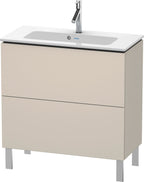 taupe matt / Spanplatte / 2 Auszüge