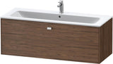 Duravit Brioso Waschtischunterbau 620 mm betongrau matt mit 1 Auszug und Soft-Close