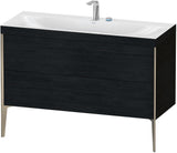 DURAVIT XViu c-bonded Waschtischunterbauset 1200 mm Eiche mit 2 Auszügen