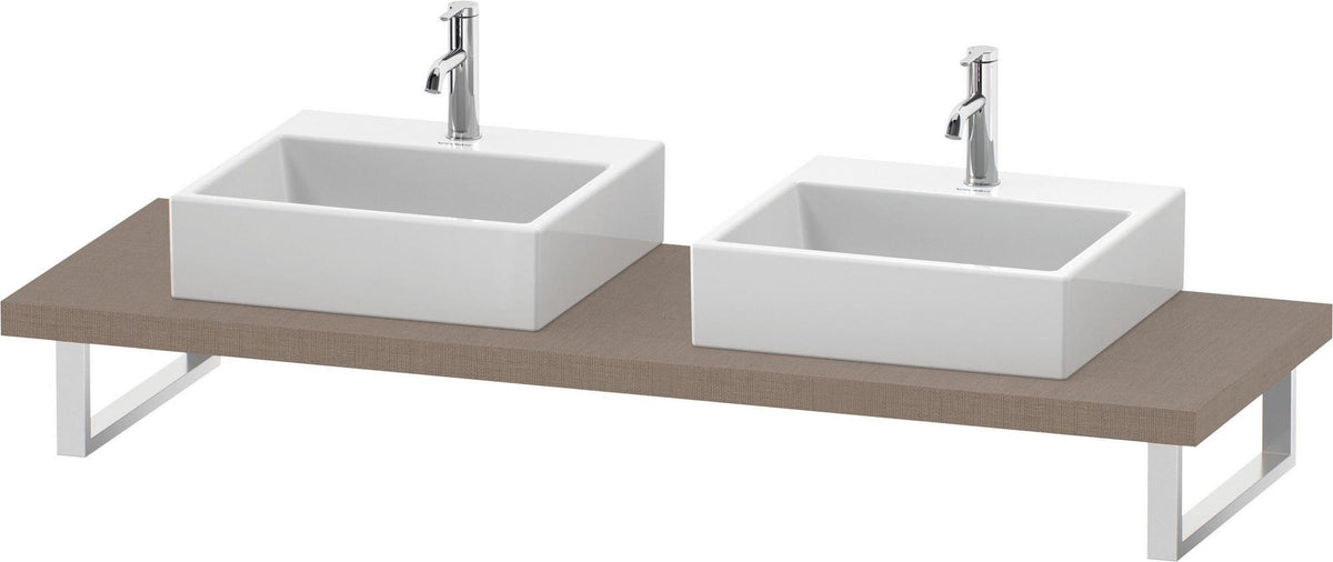 Duravit DuraStyle Konsole 2 Ausschnitte 45x550x800-2000 mm Weiß Matt