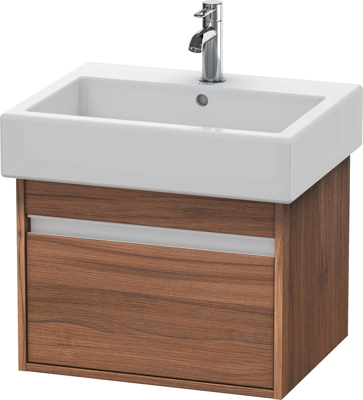 DURAVIT Ketho Waschtischunterbau 550 mm wandhängend, 1 Auszug, basalt matt – für Vero 045460