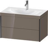 DURAVIT XViu c-bonded Waschtischset wandhängend 800x480x503mm mit 2 Schubkästen, Push-Open und Soft-Close