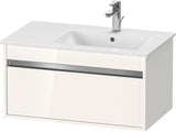 Duravit Ketho Waschtischunterbau 800 mm Weiß Matt mit 1 Auszug & Soft-Close