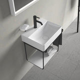 Duravit DuraSquare Metallkonsole mit Handtuchhalter links/rechts, chrom, 333x516x400 mm
