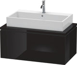 DURAVIT L-Cube Waschtischunterbau 920 mm betongrau matt mit 1 Auszug und Tip-on-Technik