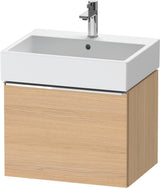 DURAVIT D-Neo Waschtischunterbau 584 mm wandhängend mit 1 Auszug, Griff Bronze, Weiß Matt