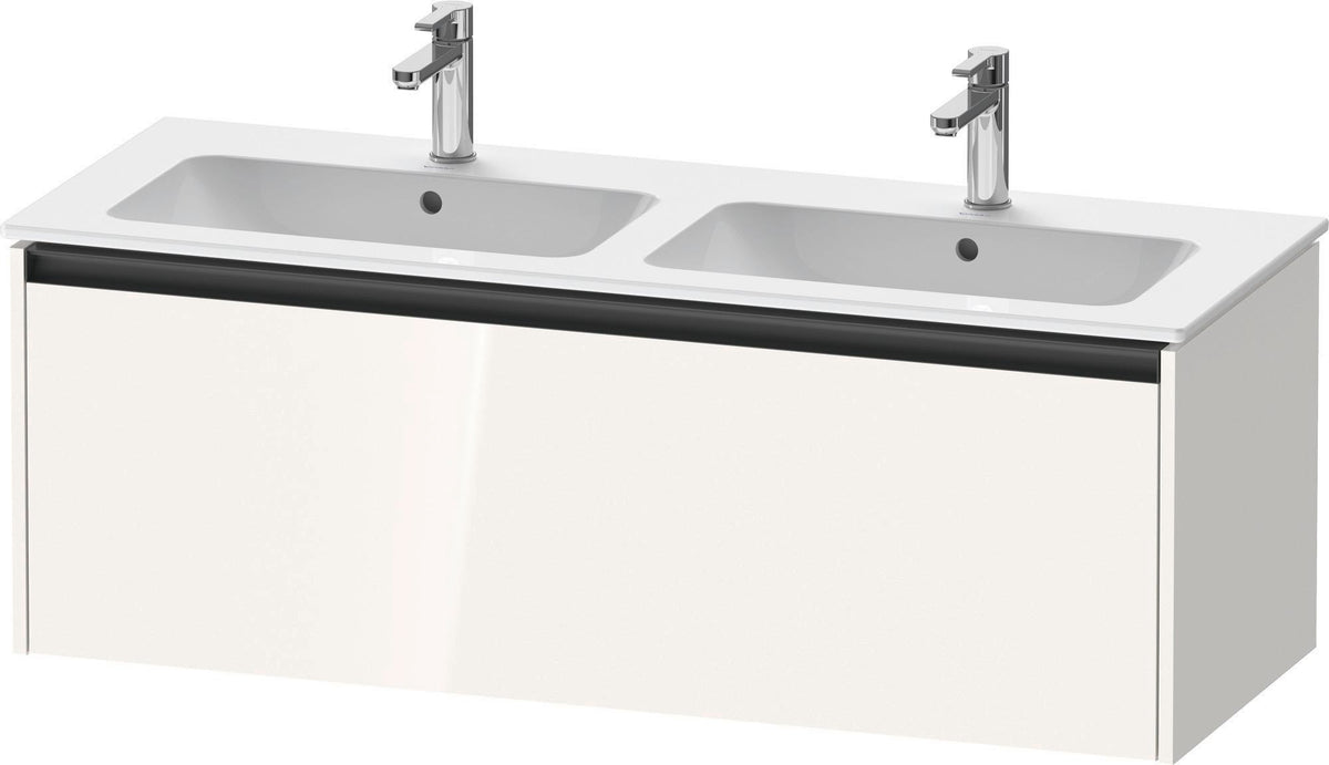 Duravit Waschtischunterbau Ketho.2 wandhängend 1280 mm betongrau matt mit 1 Auszug