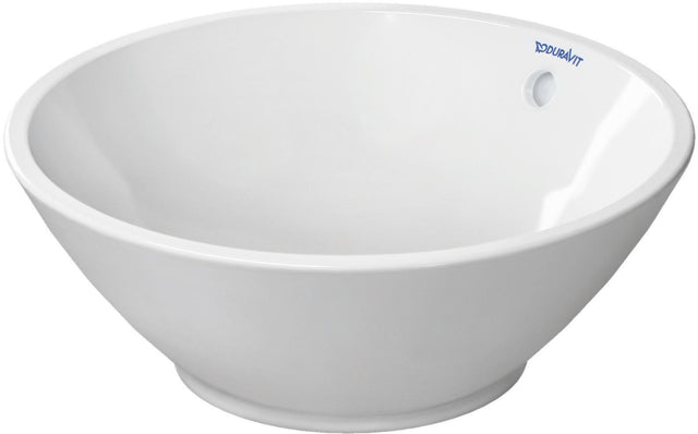 Duravit Design Classics Aufsatzbecken Bacino 420 mm rund, weiß, mit Überlauf und WonderGliss