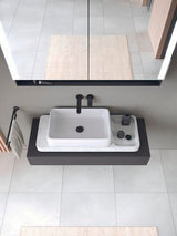 DURAVIT Qatego Konsole 1200 mm, wandhängend, weiß matt, 1 Ausschnitt, Studio F. A. Porsche